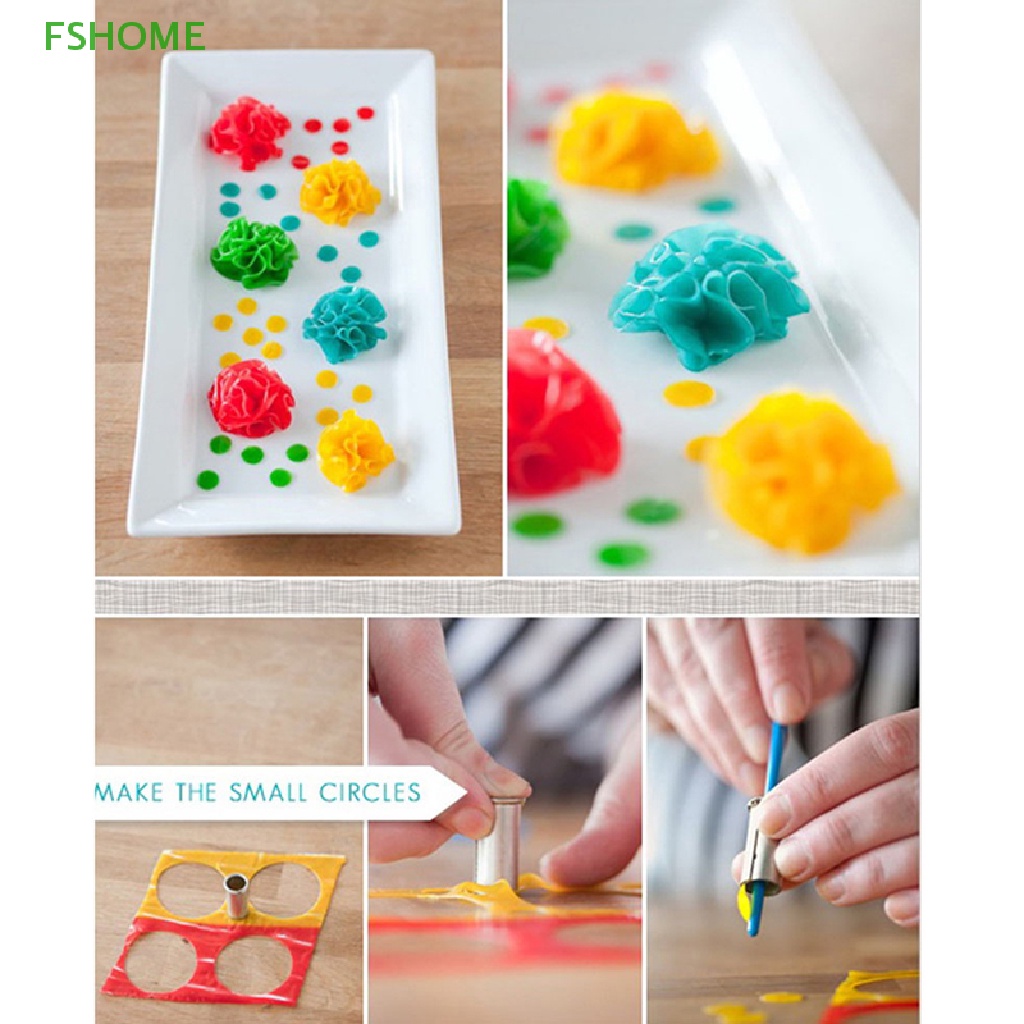 Khuôn Cắt Đất Sét / Gốm Sứ / Đất Sét FSHOME Hình Tròn Chất Liệu Inox