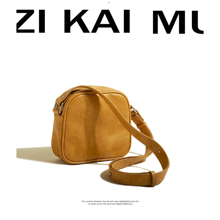 Túi Xách Đeo Vai Hình Vuông Cỡ Nhỏ Thiết Kế Đơn Giản Thời Trang Mùa Đông Phong Cách Retro 2023 Mới Cho Nữ