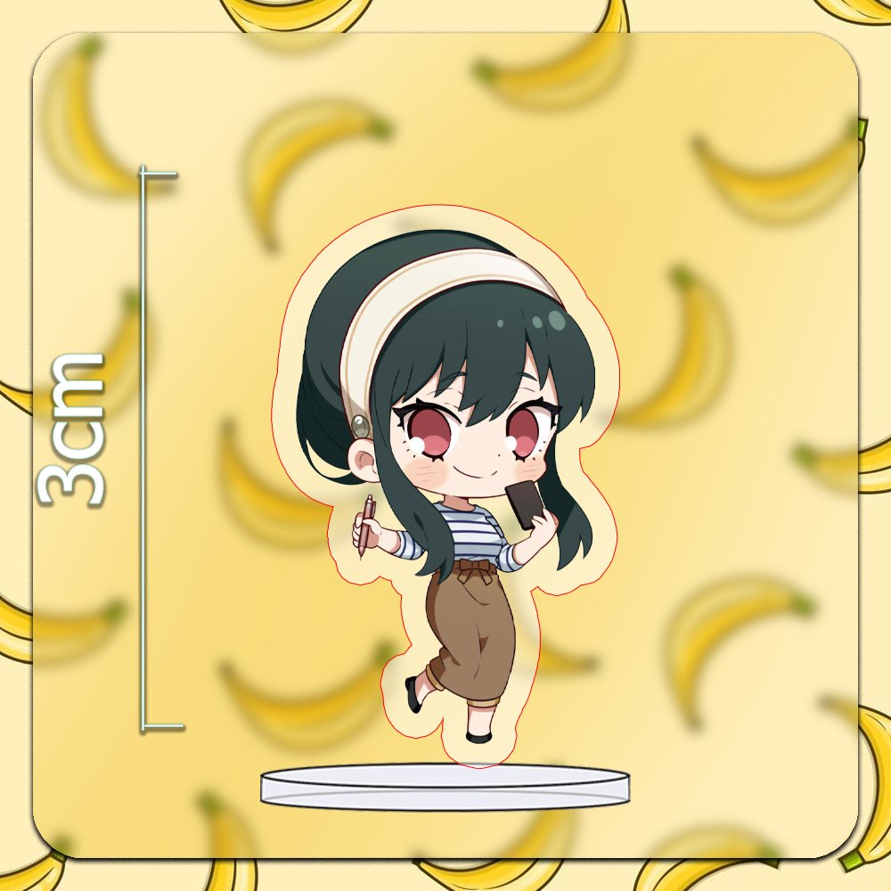 (3CM) Mô Hình Standee Spy x Family Gia đình điệp viên ver TIỆM CÀ PHÊ tượng acrylic anime mica chibi trang trí