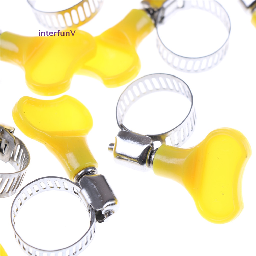 Set 10 Kẹp Ống Nước Bằng Thép Không Gỉ Tiện Dụng