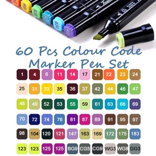 Bút marker touch sketch cao cấp 30 60 80 màu - ảnh sản phẩm 3