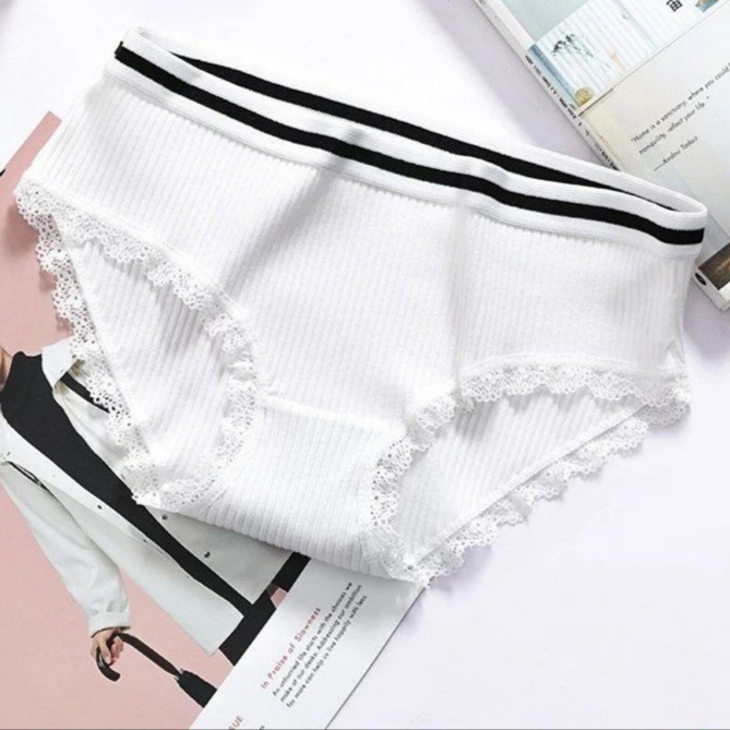 QUẦN LÓT COTTON GÂN TĂM KHÁNG KHUẨN Q 117 ( chọn màu)- CHILLHOUSE
