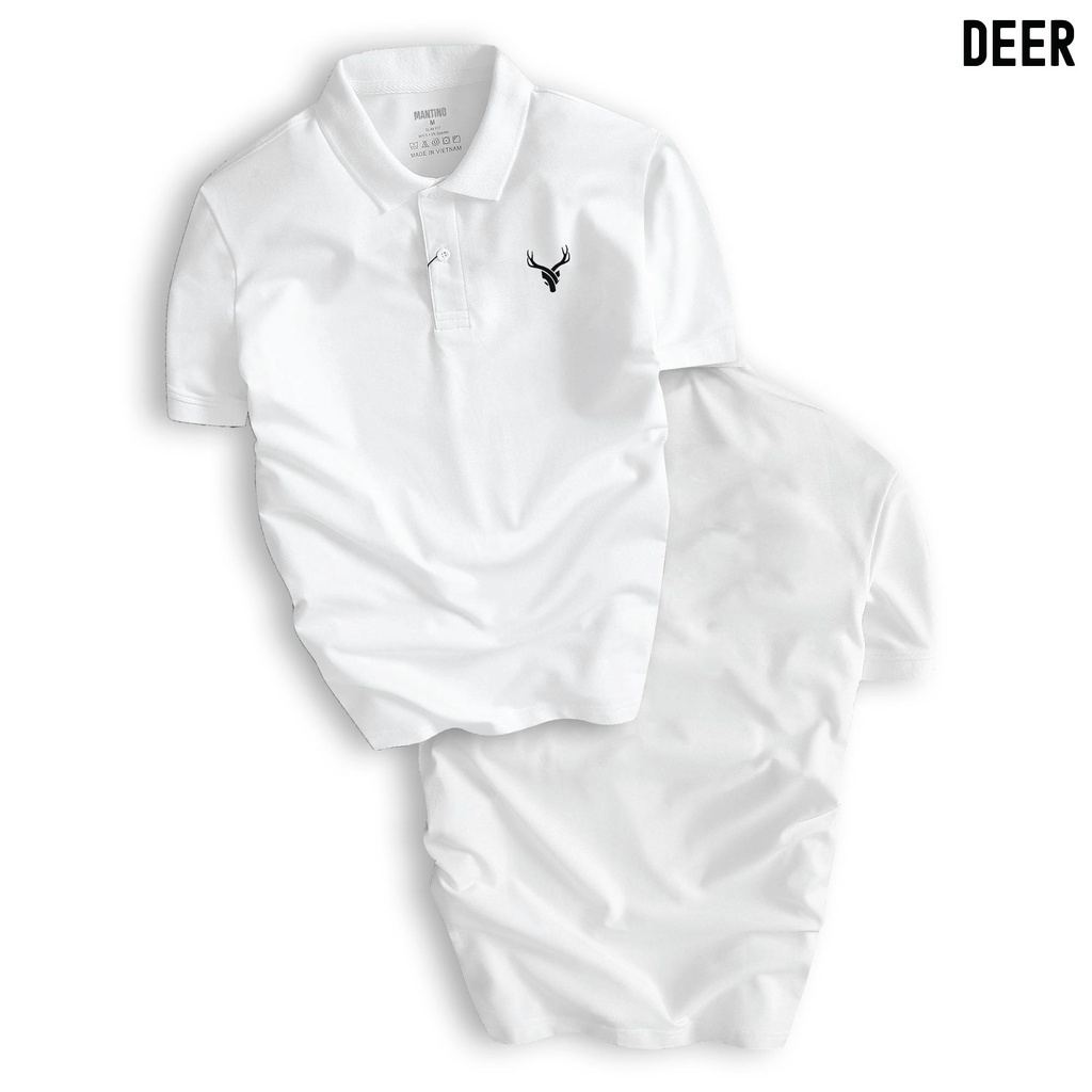Áo thun POLO nam DEER cao cấp, chuẩn form, trẻ trung, thanh lịch