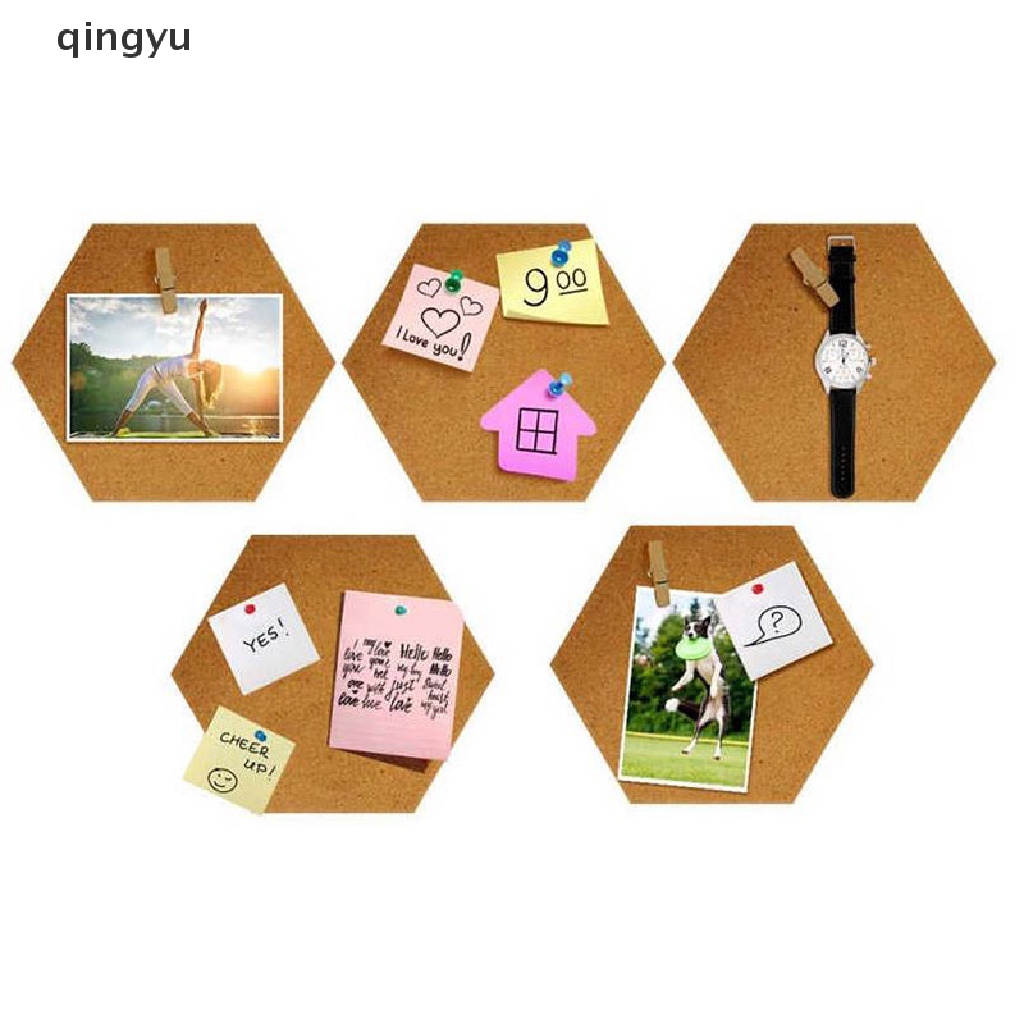 Qingyu Bảng Ghim Ghi Chú Bằng Gỗ Bần