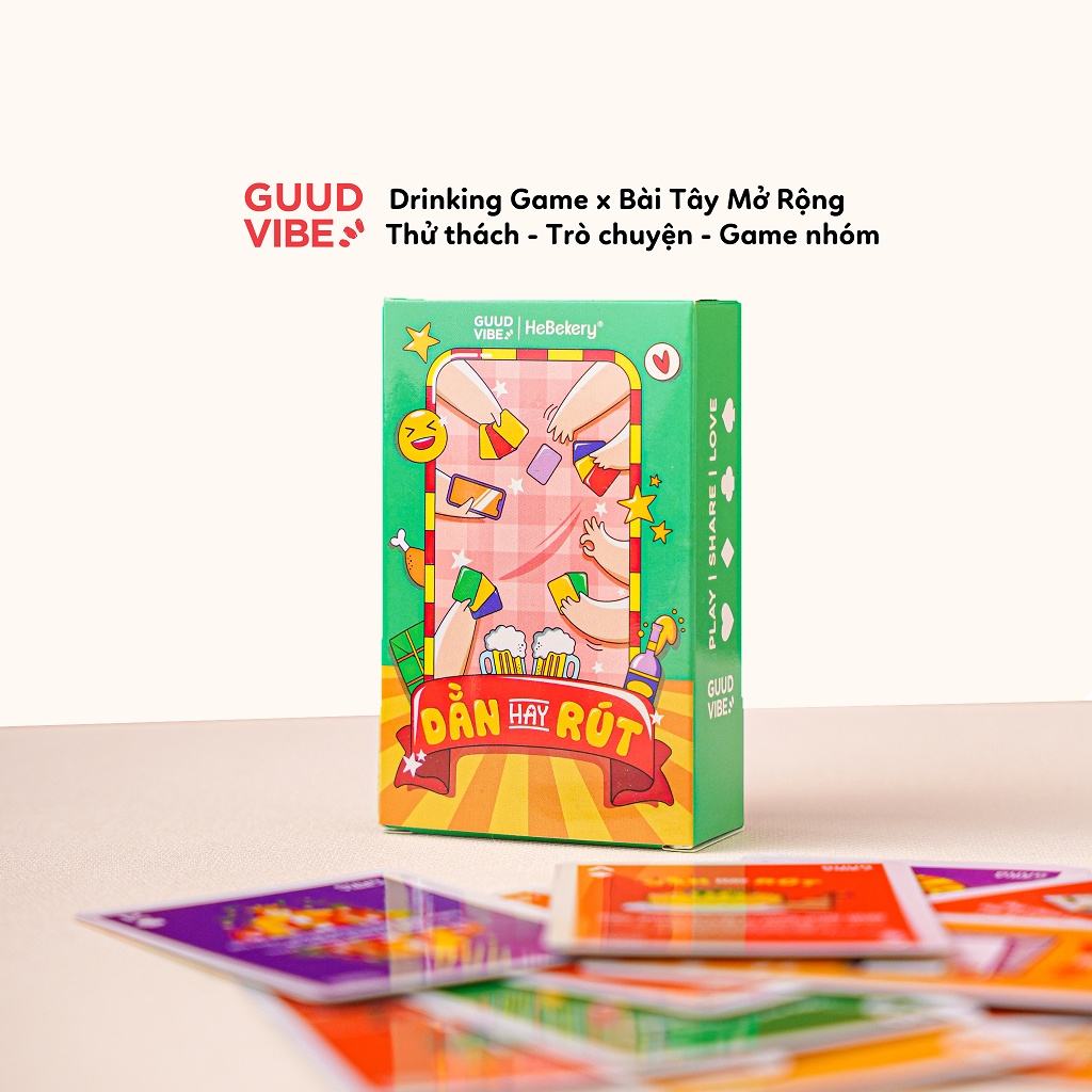 Bài Dằn Hay Rút Guudvibe | Drinking Game x Tiến Lên/ Xì Dzách Mở Rộng, 4 Games in 1 - Bùng Nổ Cuộc Vui Với Bạn Thân
