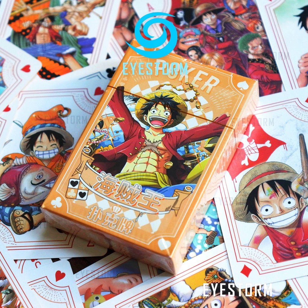 Bài tây anime ONE PIECE 5 - Đảo Hải Tặc, tú lơ khơ, manga - Poker S - 54 lá