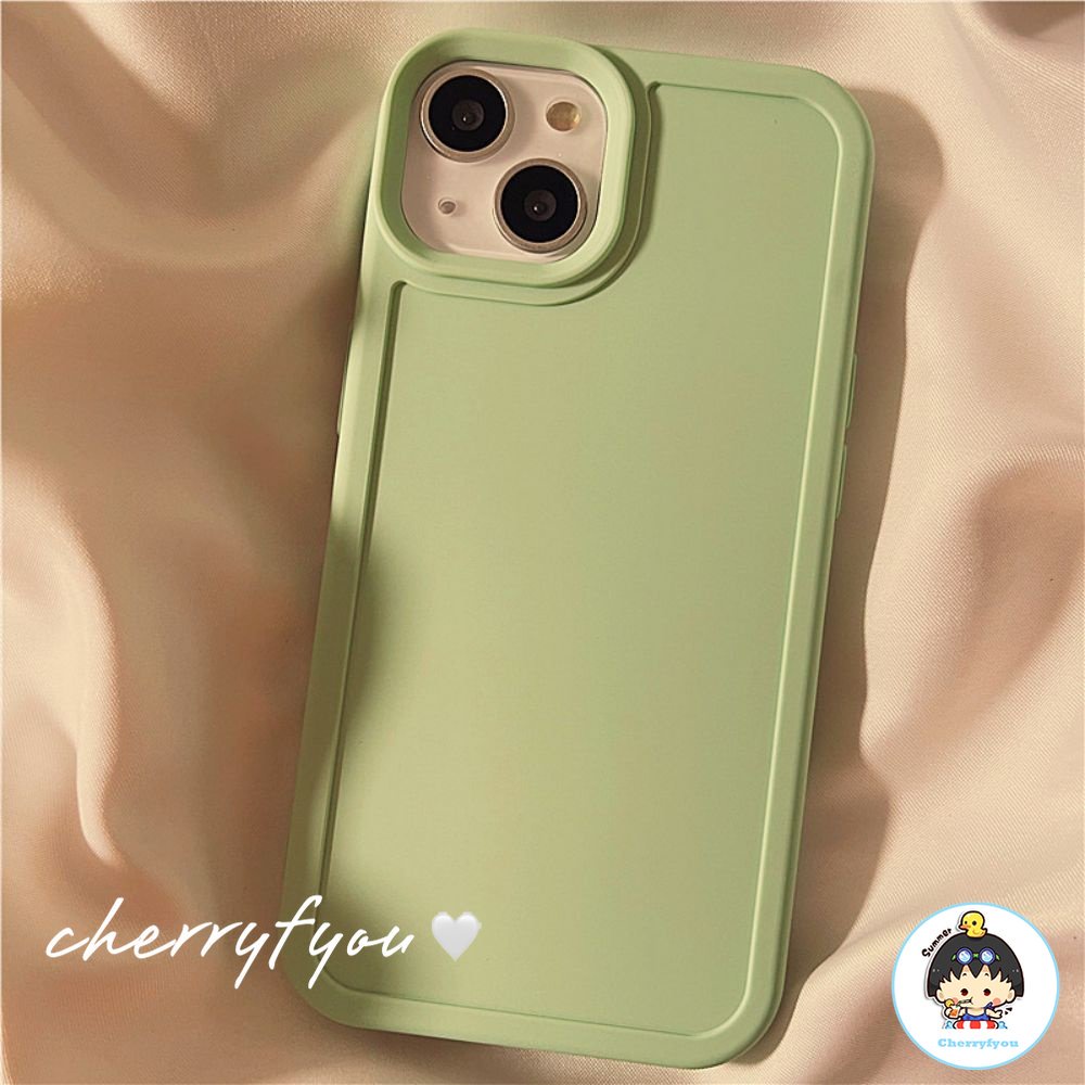 Ốp Điện Thoại Silicon TPU Mềm Màu Trơn Chống Sốc Sang Trọng Cho IPhone 11 13 12 14 Pro Max 8 7 Plus X XR