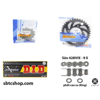 NSD Nhông dĩa Recto sên TFX DID phốt cao su Exciter 135