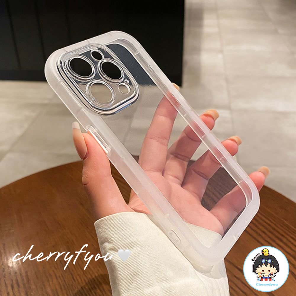 Ốp Điện Thoại TPU Dẻo Màu Tím Trong Suốt Chống Sốc Thời Trang Cho IPhone 14 13 12 11 Pro Max X XR 7 8 Plus