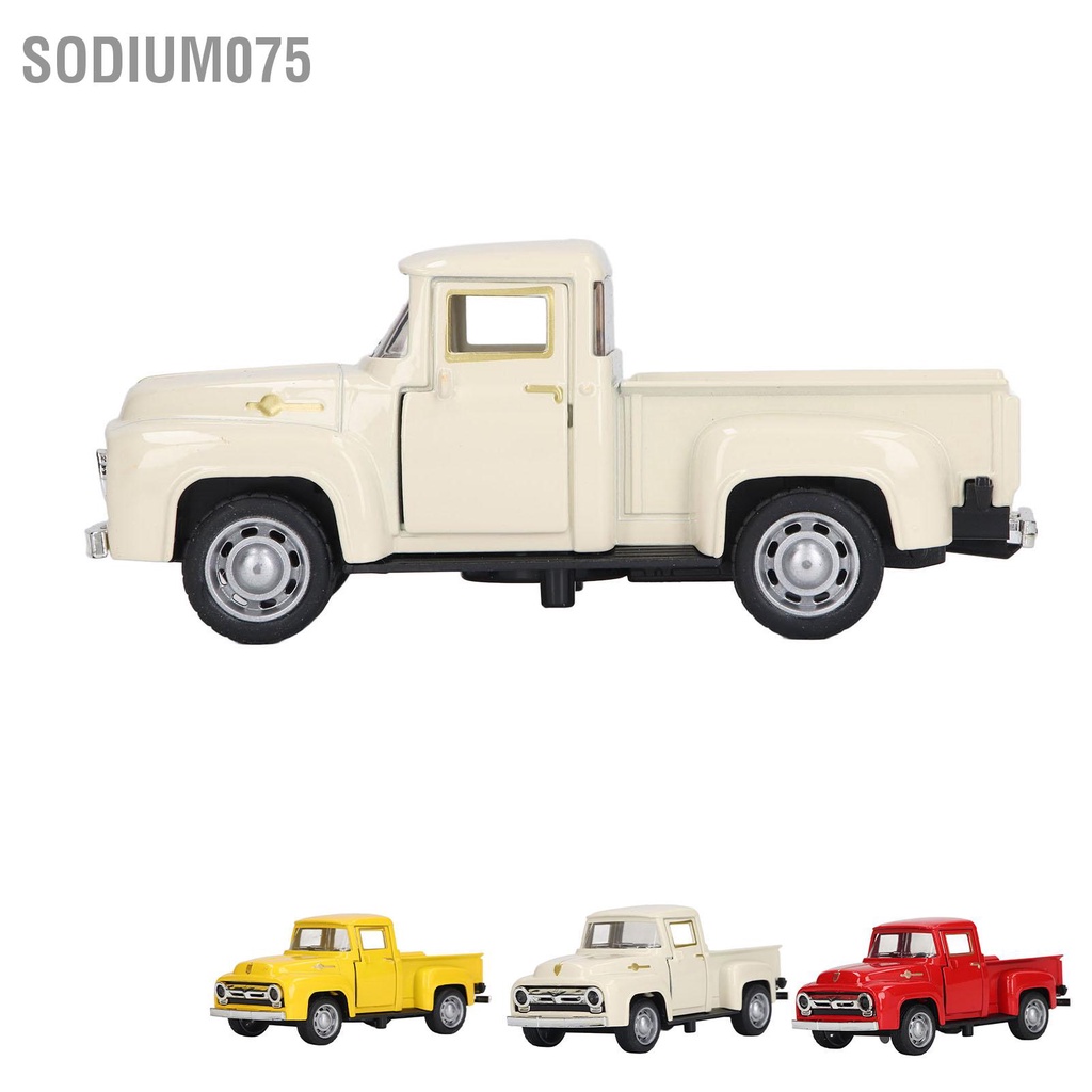 Sodium075 1:32 Mô Hình Xe Bán Tải Hợp Kim Diecast Cổ Điển Vintage Trang Trí Cho Trẻ Em