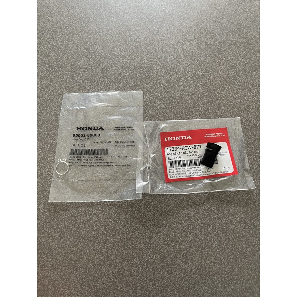 khoe cao su xả cặn xe tay vision lead Air blade sh mode hàng chính hãng 17234KCW871 950028000