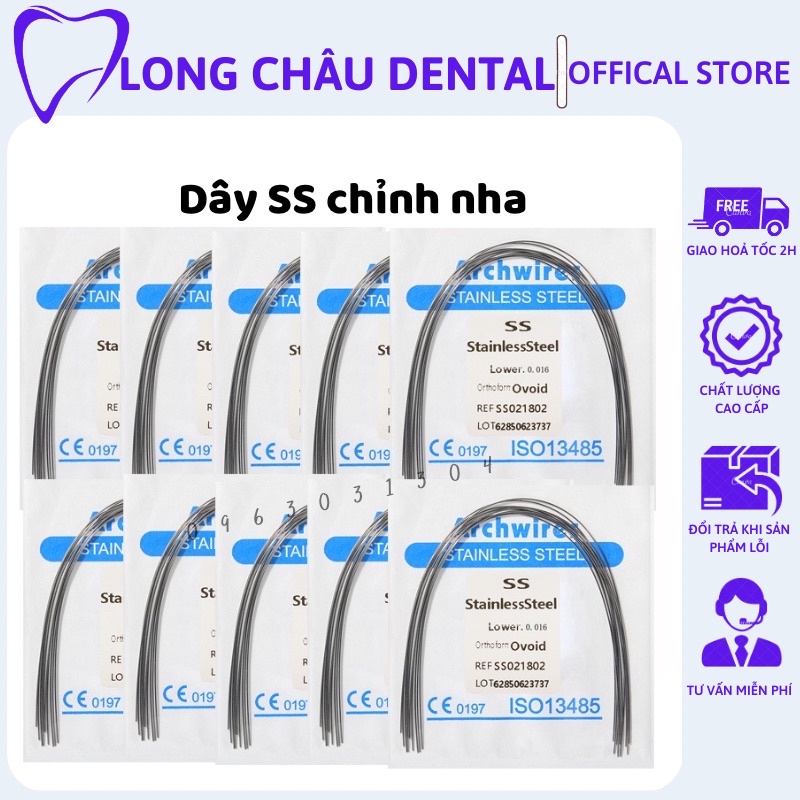 Dây ss chỉnh nha Dây cung ss niềng răng -LC01