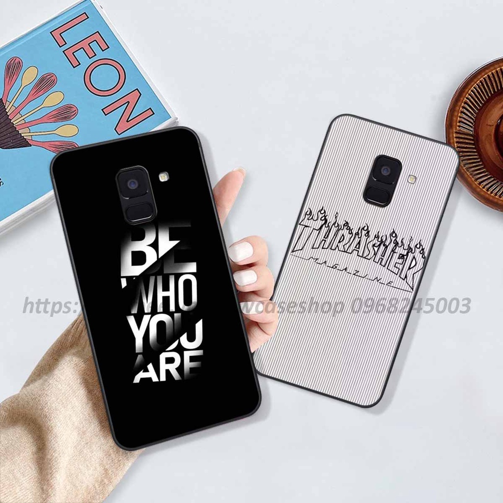Ốp Samsung A6 2018/ A6 Plus/ A8 2018/ A8 Plus/ J8 in hình họa tiết thời trang Âu Mỹ