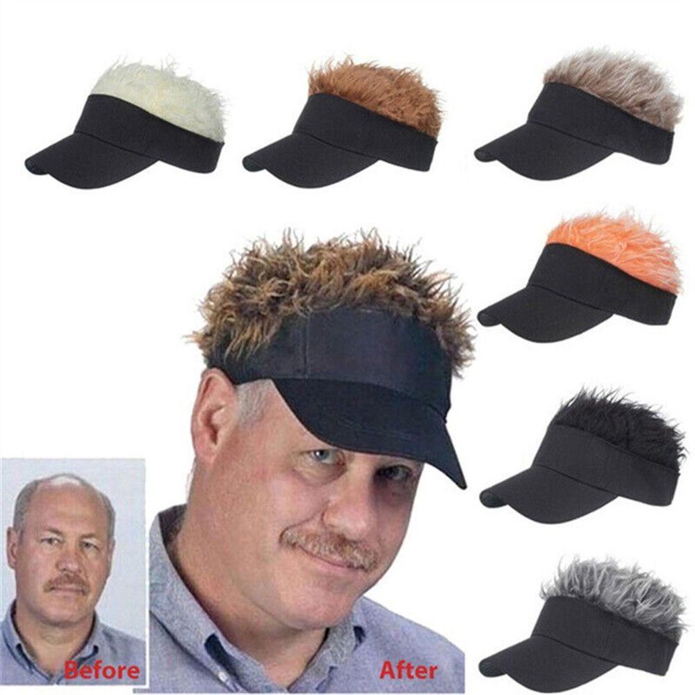Mũ Beanie Dày Giữ Ấm Phối Tóc Giả Ngắn Phong Cách Hip Hop Rock