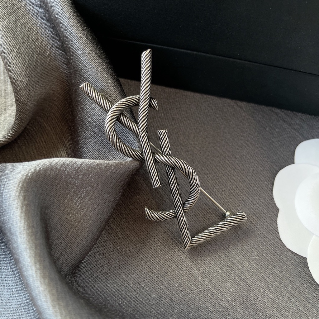 Ysl Ghim Cài Áo Hình Nón Len Thời Trang Cho Nam Nữ