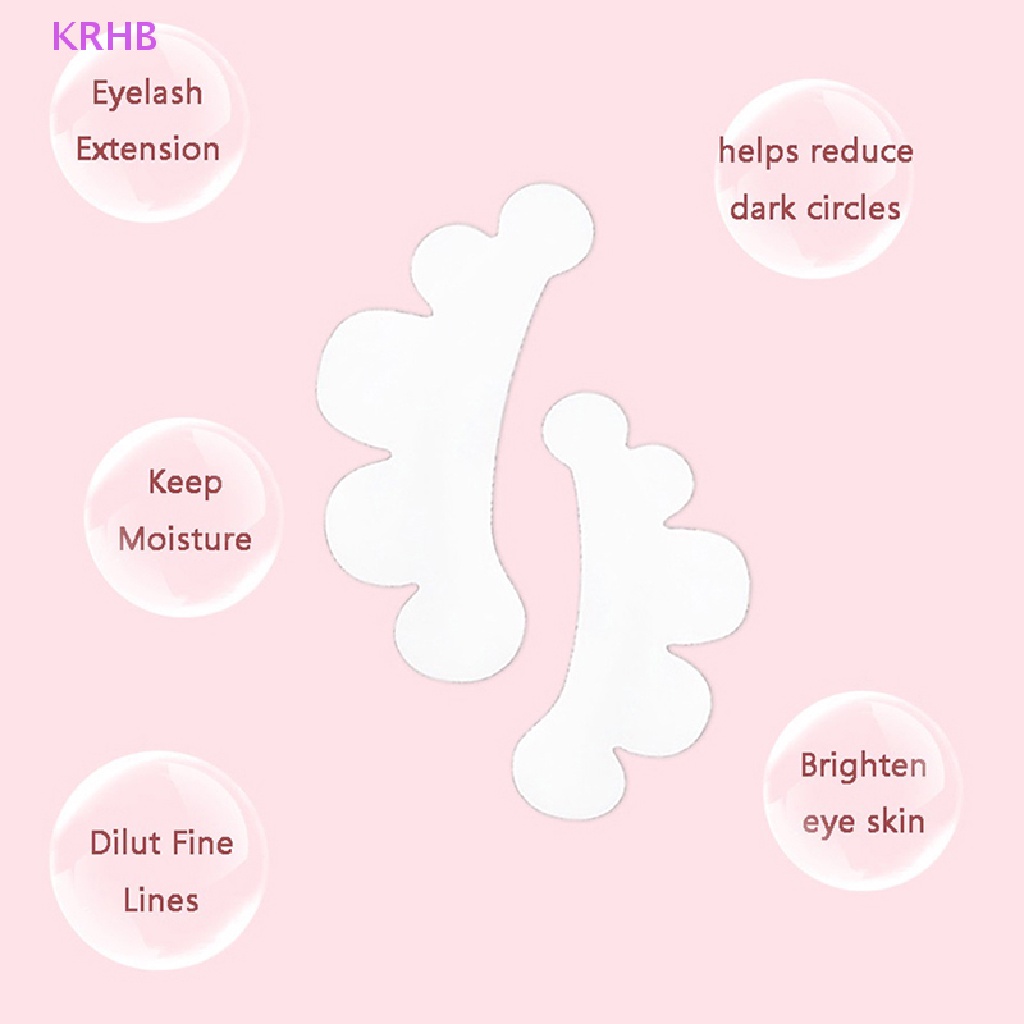 Set 50 Cặp Miếng Dán Dưới Mắt Hình Đám Mây Hỗ Trợ Nối Mi Mới