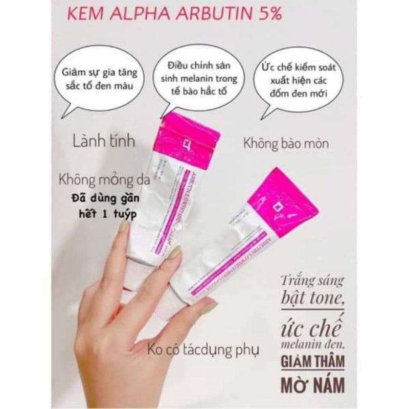 Kem nám trắng da Arbutin 5% Tosowoong Hàn Quốc