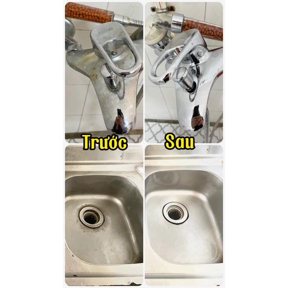 Chai xịt vệ sinh và chống ăn mòn inox Antikal tẩy cặn canxi vòi rửa, vòi sen