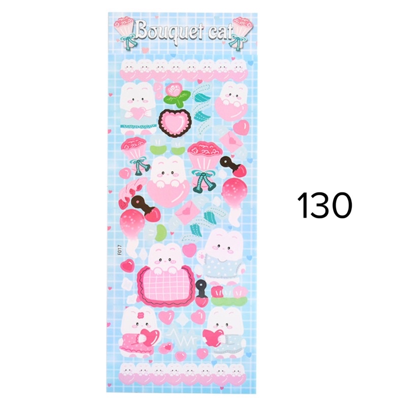 Sticker tấm trang trí toploader xinh xắn