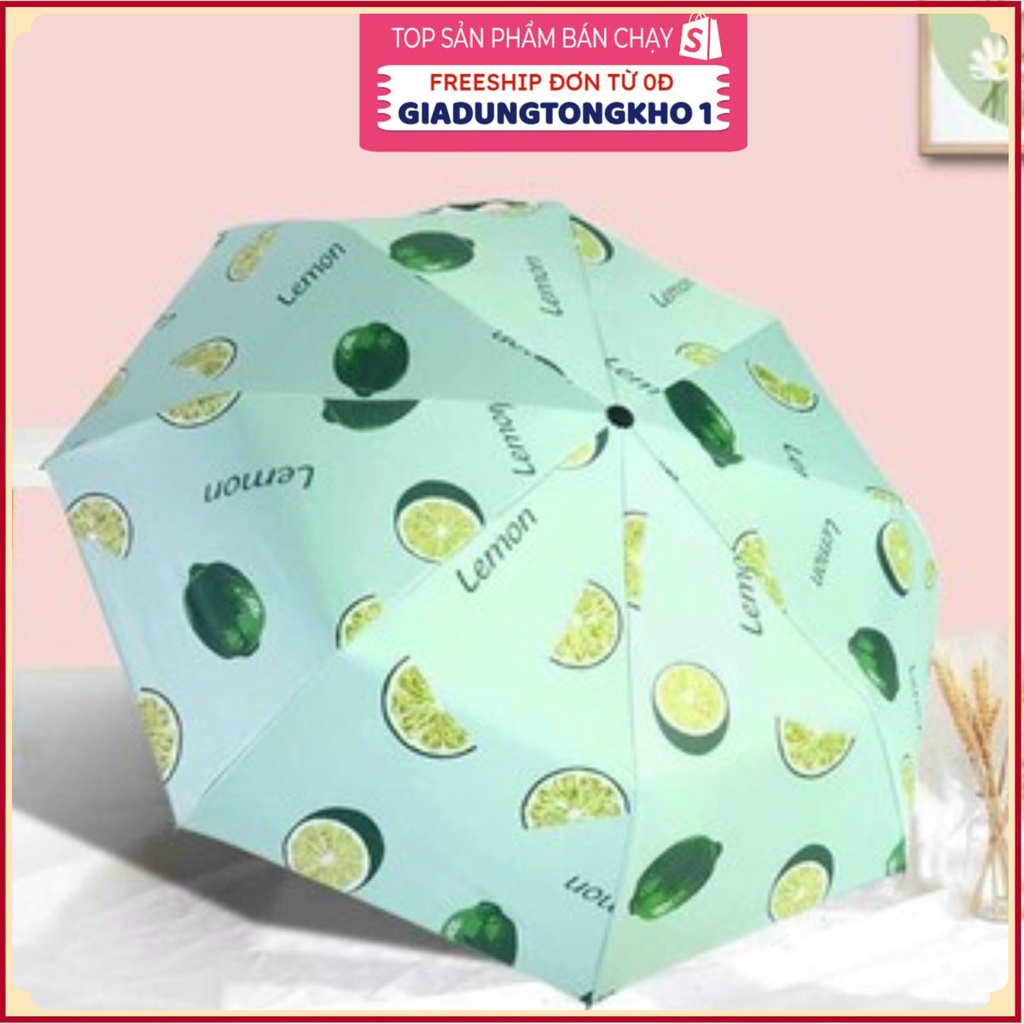Dù Ô Trái Cây Ulzzang KoreaGIADUNGTONGKHO1Ô Dù Họa Tiết Hoa Quả Hàn Quốc, Ô Dù Chống Tia UV và chống mưa tuyệt vời