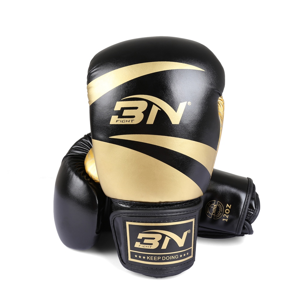 Găng tay Boxing BN - Đen Vàng