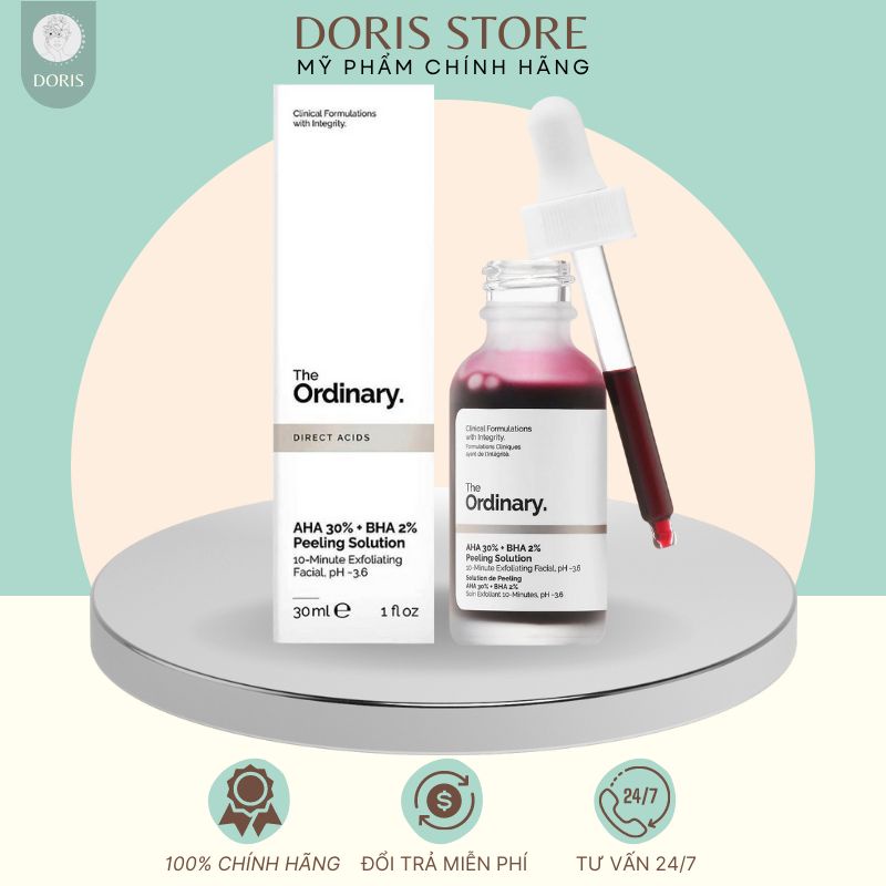 Tinh Chất Peel da The Ordinary AHA 30%+BHA 2% Peeling Solution 30ml (skinbeaute)