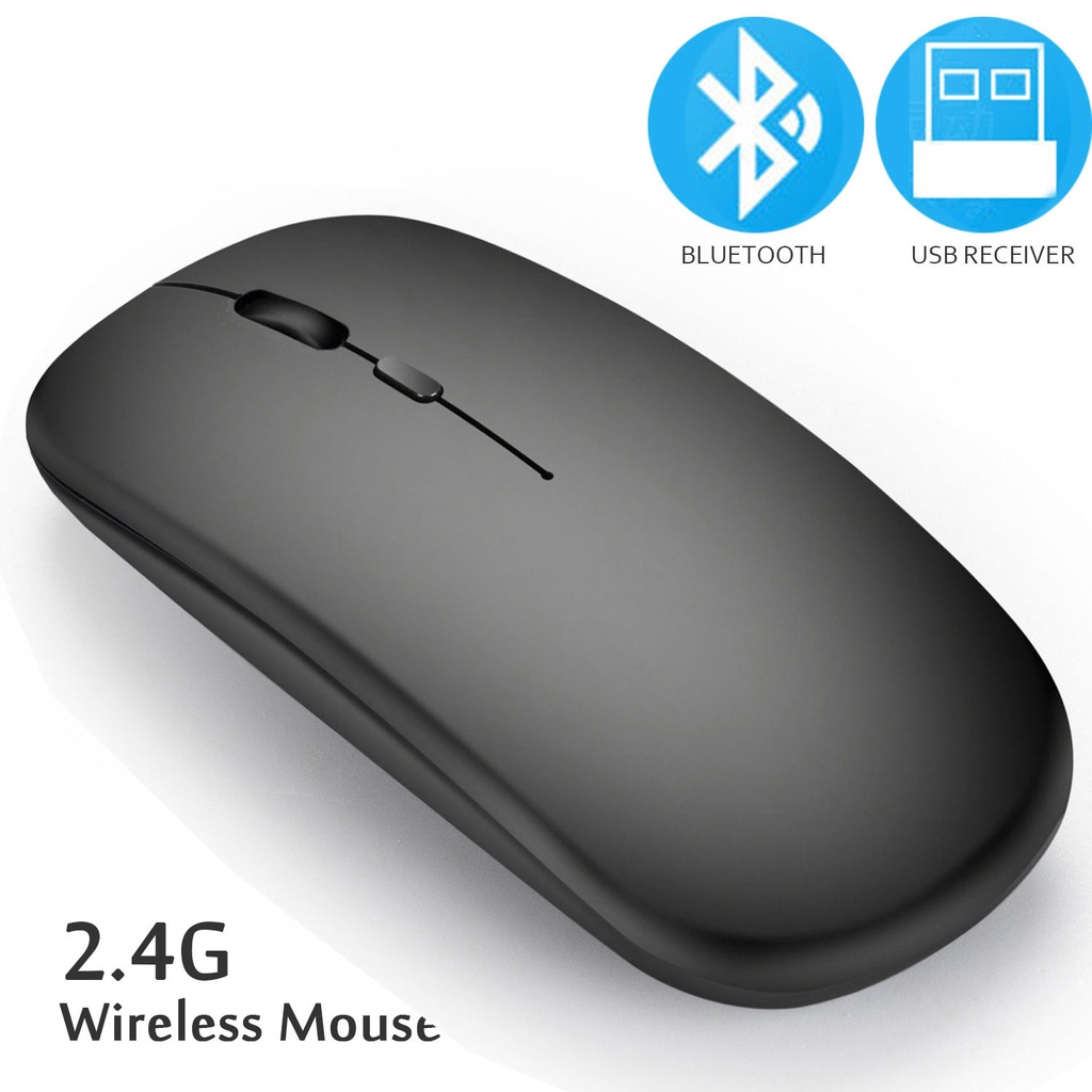 Chuột Bluetooth Không Dây 2.4G USB Cho Samsung S6 LITE S7 S8 PLUS S7 FE S8 Ultra Android Windows Tablet