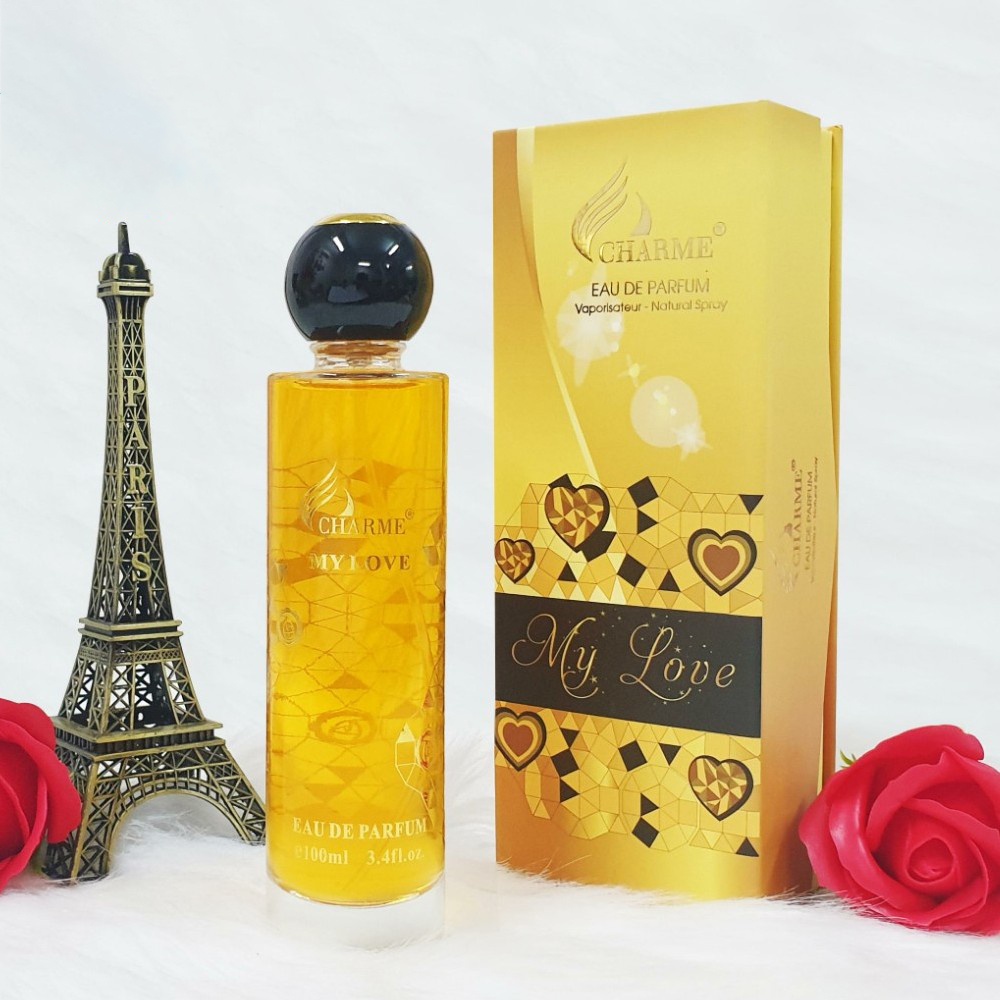 Nước hoa nữ thơm lâu, Charme My Love, hương nước hoa phương đông, mùi hương cho người con gái truyền thống, 100ml