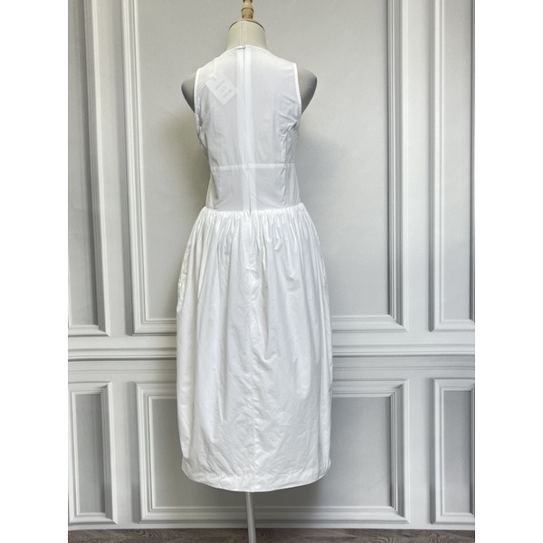 V1634 Váy dáng dài WEPHOBIA hàng hiệu chính hãng thời trang nữ màu trắng size M secondhand thanh lý ký gửi