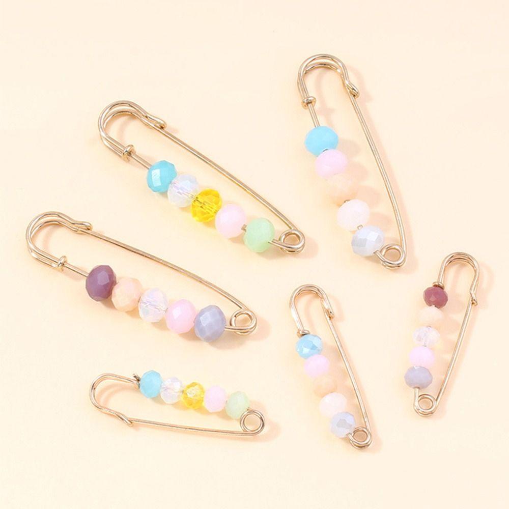 LOMBARD Ghim Cài Áo Hợp Kim Đính Hạt Nhiều Màu Sắc Thời Trang Cho Nữ