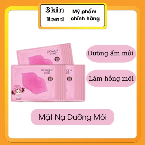 Mặt Nạ Môi BIOAQUA giúp môi mềm mịn,hồng hào và căng bóng