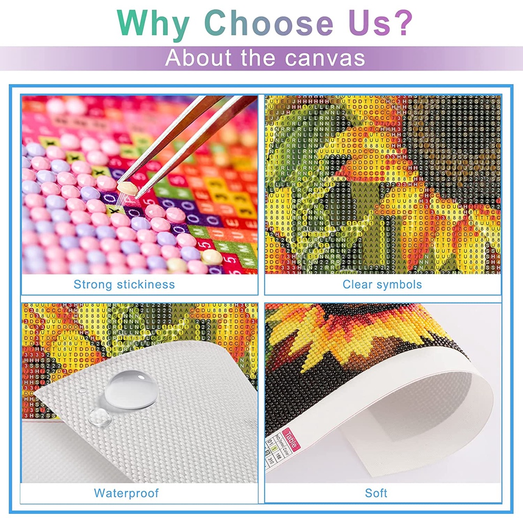 Bộ Tranh Đính Đá 5D Tự Làm 100% Toàn Diện Hình Lâu Đài Trên Trời Đầy Sao