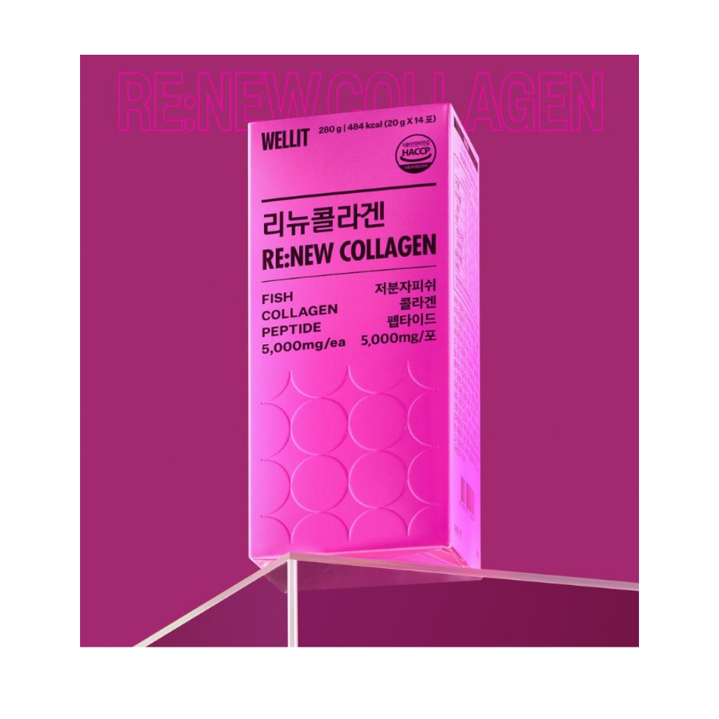[Chính Hãng] Nước Uống Collagen Giúp Trẻ Hóa Làn Da Renew Collagen WELLIT Hàm Lượng Cao 5000mg 280g | BigBuy360 - bigbuy360.vn