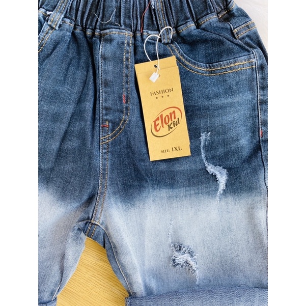 🚗 Quần jean dài co giãn bé trai từ 33-60kg