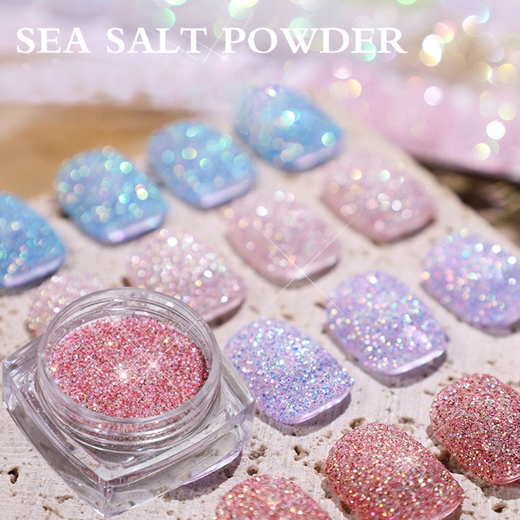 Bột Nhũ Kim Tuyến Nhiều Màu Chống Bụi Bẩn Trang Trí Móng Tay Nghệ Thuật