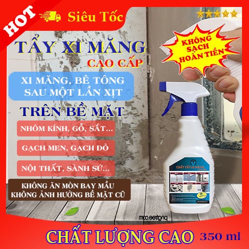Chất Tẩy Xi Măng, Tẩy Bê Tông, Tẩy Xi măng cao cấp Success 350ml - Làm Sạch Nhanh, Hiệu quả cao