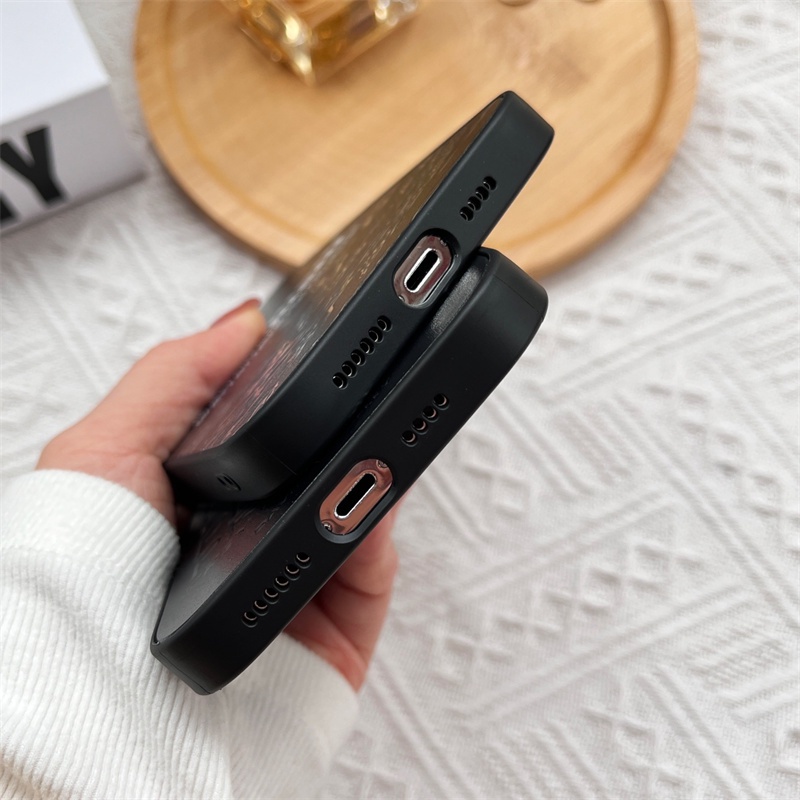 Ốp Điện Thoại TPU Silicone Chống Sốc Tráng Gương In Hình David Cho iPhone 11 12 13 14 Pro Max 14 Plus