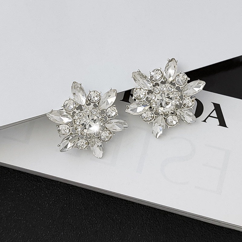 Ghim cài áo váy đầm hình bông tuyết đính đá Kemi - Tag cài áo điểm nhấn thời trang