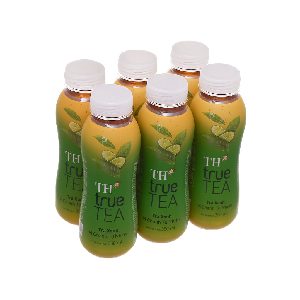 Thùng 24 chai trà ô long/trà xanh vị chanh TH True Tea 350ml