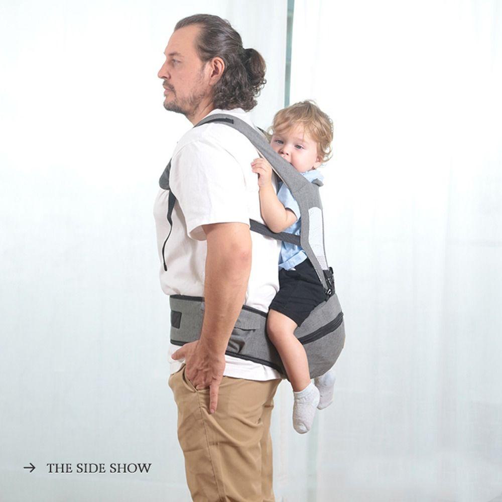 Đai Địu Em Bé Bằng Cotton Lưới Thoáng Khí Tiện Dụng