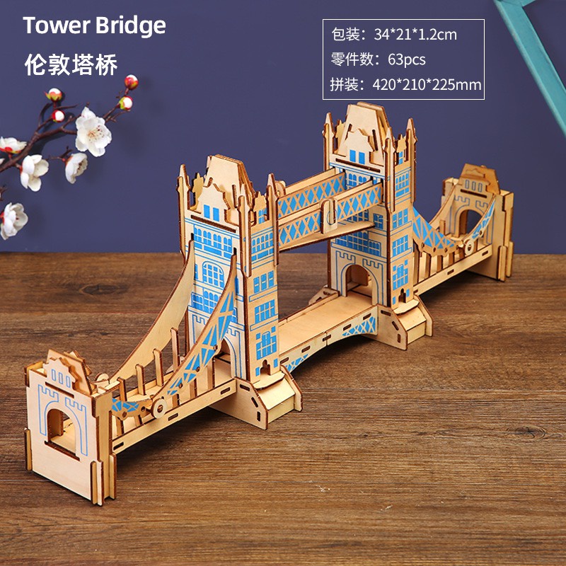 Mô Hình Lắp Ráp 3D Gỗ Decor Bàn Làm Việc