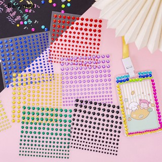 < Babynew > Miếng Dán Hạt Cườm Đơn Trang Trí Mặt / Trán / Mắt DIY