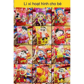 [DEAL SỈ] Combo BAO LÌ XÌ hoạt hình giá rẻ