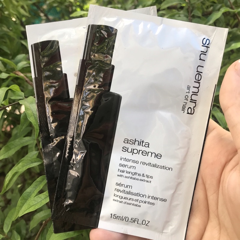 shu uemura tinh chất serum dưỡng tóc và phục hồi tóc hư tổn 15ml