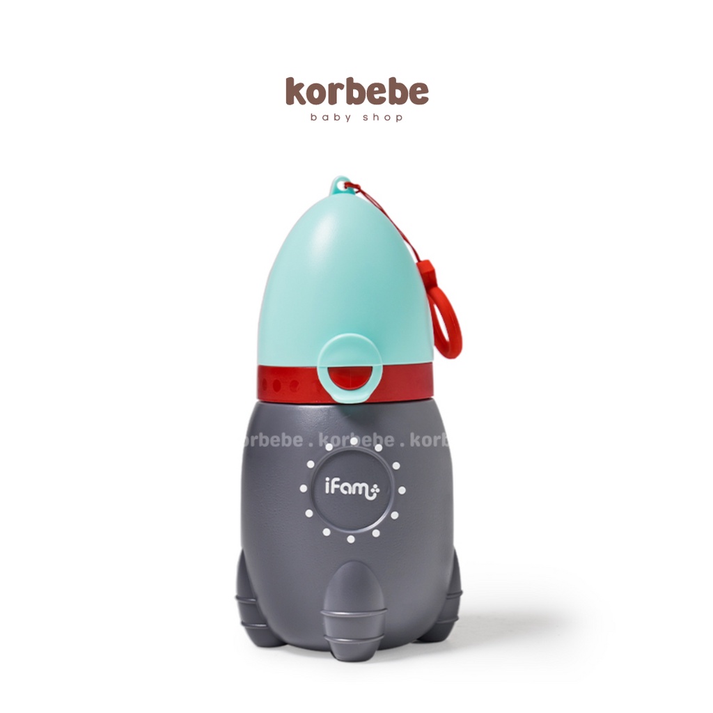 Bình đi tiểu mini cho bé hình tàu vũ trụ Ifam Hàn Quốc