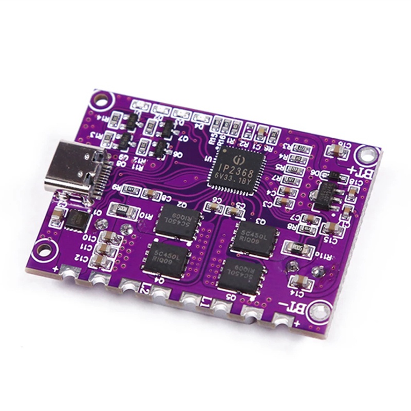 Ip2368 Mô-đun sạc nhanh 100W hai chiều Giao diện Buck-Boost Loại C Pin Lithium Nguồn điện Bảng sạc nhanh