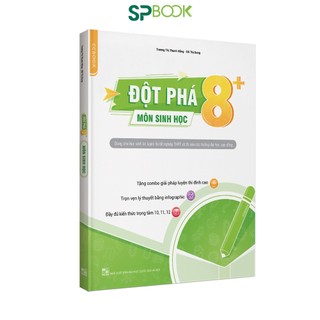 Sách đột phá 8 cộng thi đại học môn sinh học tái bản