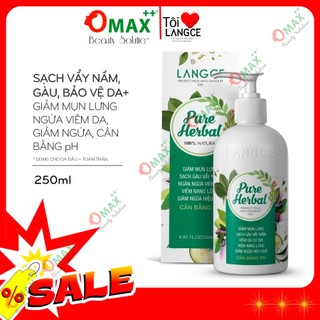TẮM GỘI SẠCH VẨY NẤM, GÀU LANGCE BẢO VỆ+ DA