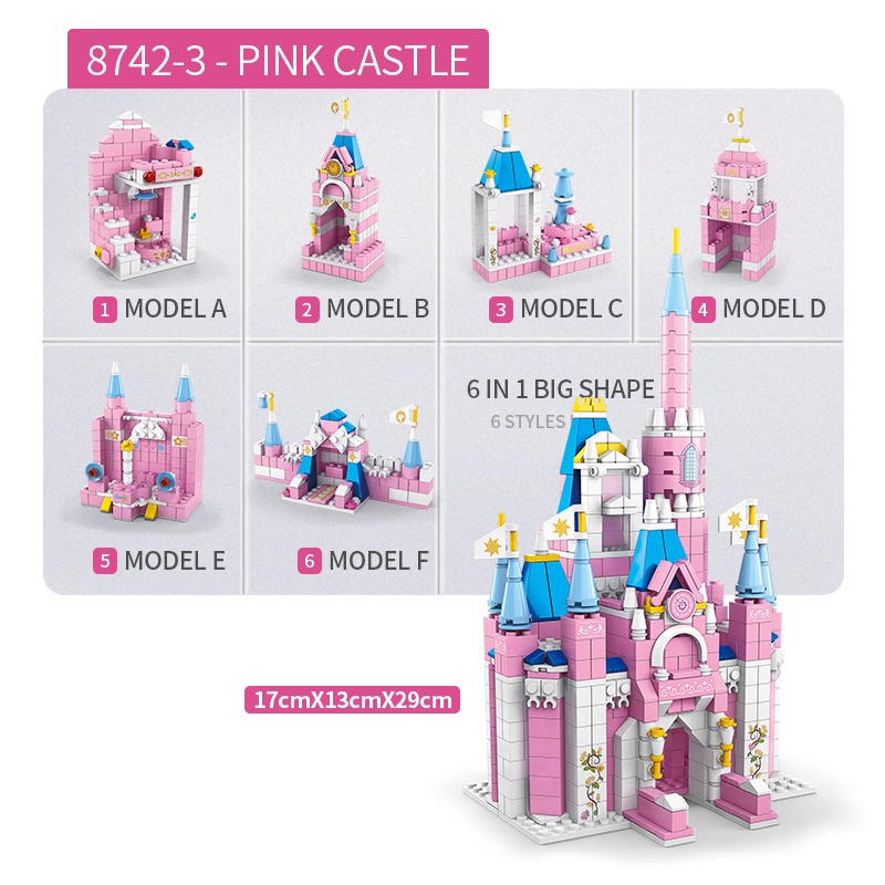 Đồ chơi khối xây dựng mô hình lắp ráp 6ni1 1000 Mảnh Tên Lửa Tàu Con Thoi Quà Tặng Sinh Nhật Cho Trẻ Bé Trai