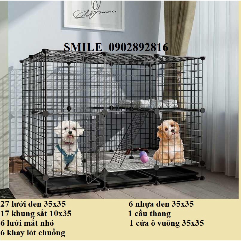 COMBO LƯỚI THÉP GHÉP NHIỀU KIỂU LÀM CHUỒNG CHÓ MÈO THÚ CƯNG ĐA NĂNG